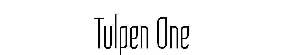 Tulpen One Font Download Free